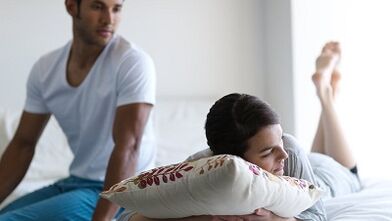 Reason for a decrease in potential in men