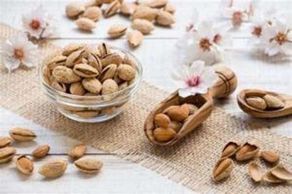 Almonds affect the potential well