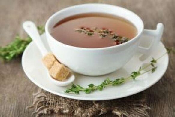 Deadly tea is prepared from thyme